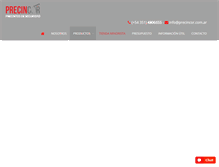 Tablet Screenshot of precincor.com.ar